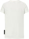 Ballin Amsterdam - Jongens Slim Fit T-shirt - Katoen 100% - Wit - Maat 164