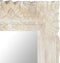 vidaXL - Spiegel - 80x50 - cm - massief - mangohout - wit