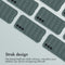 imoshion Hoesje - Geschikt voor Samsung Galaxy S23 FE - EasyGrip Backcover - Donkergroen