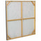Schilderij Alexandra House Living Canvas Sparrenhout 80 x 3 x 80 cm
