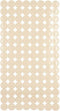 Antislipmat voor in de douche Beige PVC 68 x 36 x 1 cm (6 Stuks)