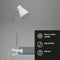 Briloner Leuchten - Led-klemlamp - 3,5W 200 lumen warm wit licht flexibele arm wit
