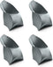Flux Chair Junior opvouwbare design kinderstoel antraciet (4 stuks)