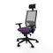 Bureaustoel met hoofdsteun Piqueras y Crespo 3D066N1 Paars