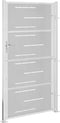vidaXL - Tuinpoort - 100x200 - cm - roestvrij - staal