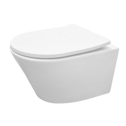 Atlantic hangend toilet Dayo compact wit