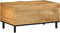 vidaXL - Salontafel - 80x50x40 - cm - massief - mangohout - bruin
