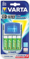 Varta POWERLCD - LCD Lader - Laadt 4 x AA/AAA - Blauw
