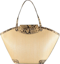 Handtas Dames Michael Kors 30T1GZYTT4W-NATURAL Bruin 26-56 x 38 x 13 cm