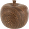J-Line decoratie Appel - polyresin - bruin - small