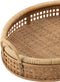 J-Line plateau - dienblad Pick - rotan/bamboe - naturel - small