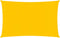 vidaXL - Zonnezeil - 160 - g/m² - rechthoekig - 3,5x4,5 - m - HDPE - geel