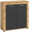 Furnilux Jam - Highboard - Praktische indeling - Grijs - 35x80x88cm