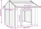 vidaXL - Hondenhok - met - dak - 85x107x81 - cm - gegalvaniseerd - staal