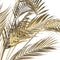 WOOOD Palm Kunstplant - Goud - 75x110x75