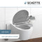 SCHÜTTE WC-Bril 82302 GREY - Duroplast - Soft Close - Afklikbaar - RVS-Scharnieren - Gelakt - Grijs