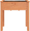 vidaXL - Plantenbak - met - voering - 71x37x76 - cm - massief - vurenhout - bruin