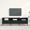 vidaXL - TV-kast - Zwart - Eiken - 150x30x44,5 - cm - Engineered - Wood