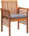 vidaXL - Tuinstoelen - 2 - st - met - kussens - massief - acaciahout