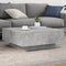 vidaXL - Salontafel - 80x80x31 - cm - spaanplaat - betongrijs