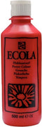 Plakkaatverf Ecola flacon van 500 ml, scharlakenrood