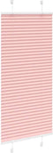 vidaXL - Plissé - rolgordijn - 55x150 - cm - stofbreedte - 54,4 - cm - polyester - roze