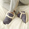 Retro warme damesschoenen, stevige pantoffels, pantoffels, maat 40-41