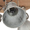 vidaXL Plafondlamp industrieel 25 W E27 42x27 cm zilverkleurig