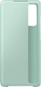 Samsung Galaxy S20 FE - Smart Clear View Hoesje - Antibacterieel - Mint