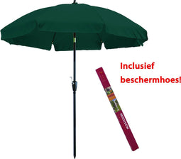 Parasol Rond Corfu Groen incl beschermhoes