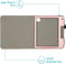 imoshion E-reader Hoesje - Geschikt voor Kobo Libra 2 - Vegan Leather Bookcase - Rosé Goud