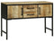 vidaXL - Sideboard - 100x35x70 - cm - Massief - Hout - Ruw - Mango
