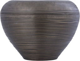 PTMD Dineo Antique Brass Sheet Alu Bombey Pot S