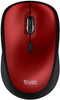 Trust Yvi+ - Draadloze muis - Stille knoppen - Rood