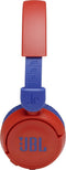 JBL JR310BT - Draadloze kinderkoptelefoon - Veilig geluid tot 85dB - Blauw Rood