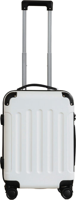 Pathsail® Handbagage Koffer - 40L - Lichtgewicht Trolley met TSA slot & 360° Spinner wielen - Wit
