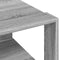 vidaXL - Salontafel - 51,5x51,5x30 - cm - bewerkt - hout - grijs - sonoma - eikenkleur