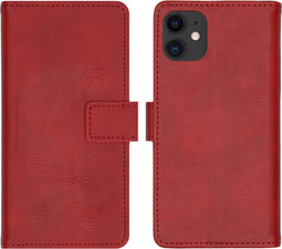 iMoshion Hoesje Geschikt voor iPhone 11 Hoesje Met Pasjeshouder - iMoshion Luxe Bookcase - Rood