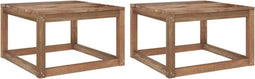 vidaXL - Tuintafels - 2 - st - pallet - 60x60x36,5 - cm - geïmpregneerd - grenenhout