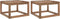 vidaXL - Tuintafels - 2 - st - pallet - 60x60x36,5 - cm - geïmpregneerd - grenenhout