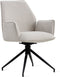 Eetkamerstoel Jill Linnen Beige Set van 2 stuks
