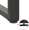 vidaXL - Salontafelpoten - 2 - st - T-vormig - 38x25x(42-43) - cm - staal - antraciet