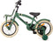 AMIGO 2Cool Jongensfiets 14 Inch - Kinderfiets voor 3 tot 5 Jaar - 95-110 cm - Groen - met Zijwieltjes