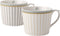 Laura Ashley Tea Collectables Beker Set van 2 - Geschenkset - Assorti Streep 30 cl.