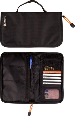 Abbey Camp - Reisorganiser - Lichtgewicht met ritssluiting - Zwart - ca. 25 x 14 x 2 cm