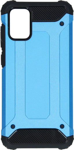iMoshion Hoesje Geschikt voor Samsung Galaxy A71 Hoesje - iMoshion Rugged Xtreme Backcover - Lichtblauw