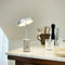 Dyberg Larsen Starlight - LED oplaadbare tafellamp - Dimbaar met marmeren voet - Chroom/grijs marmer