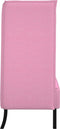 vidaXL - Hoge - Rug - Sofa - Roze - 109x56x121 - cm - Stof