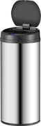 Automatische Prullenbak - Sensorprullenbak - 50 Liter - Zilver - Rond