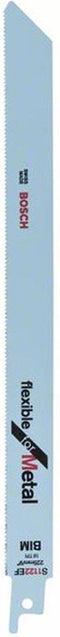 Bosch S 1122 EF - Reciprozaagblad - Flexibel voor metaal - 225 mm (1 stuk)
